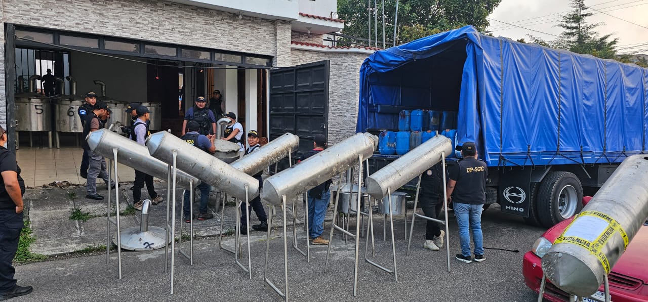 Llamada anónima permite impedir instalación de narco laboratorio en San José Pinula
