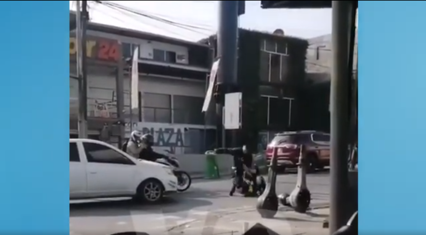 Agente de la PMT agredido por motorista