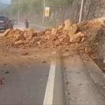 Deslizamiento de tierra en la CA-9