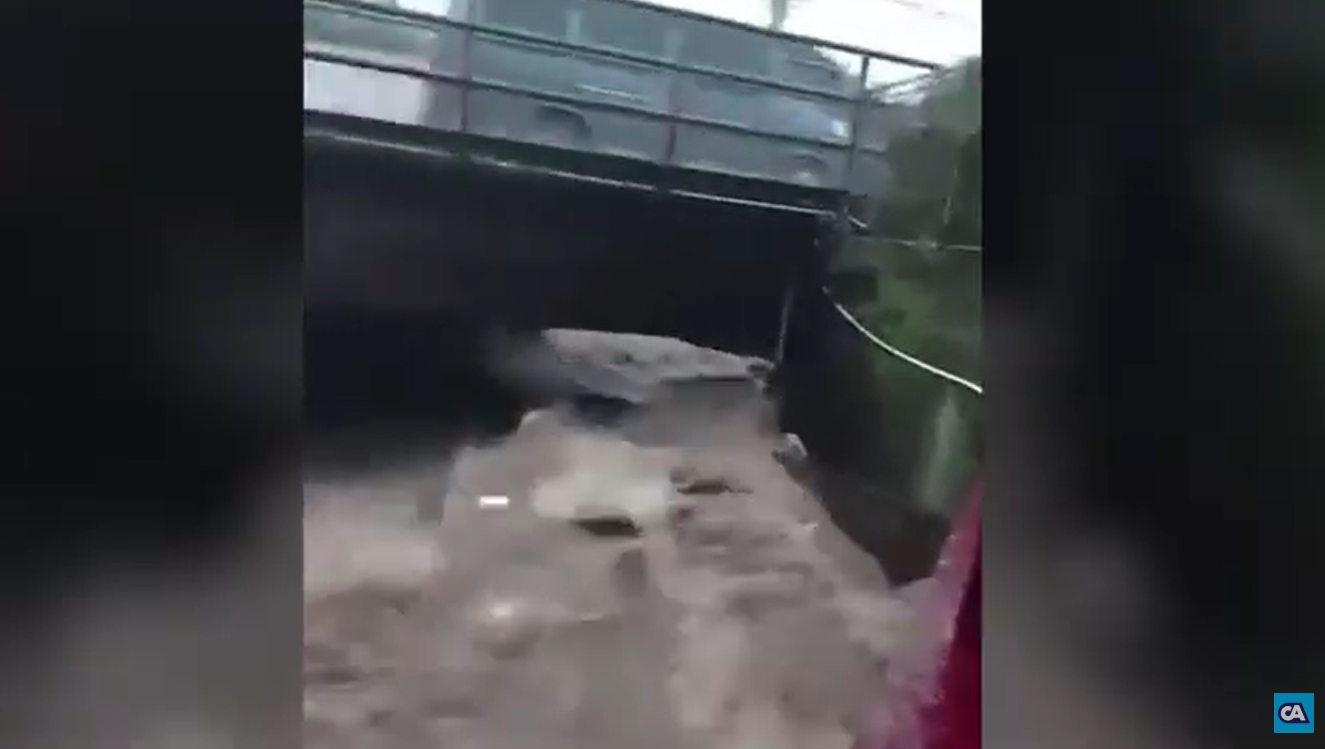 Alertan por crecidas de ríos debido a intensas lluvias